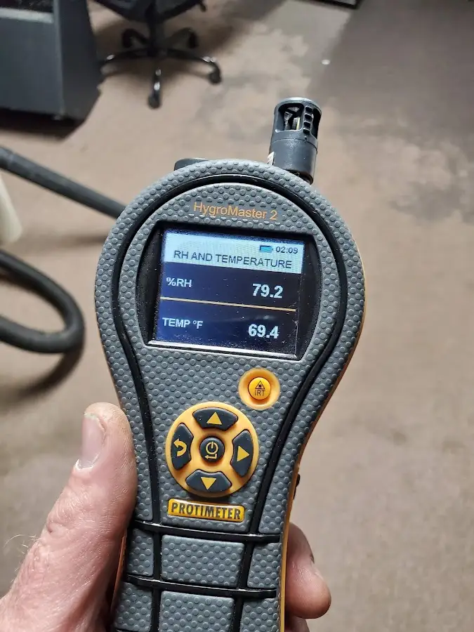 Moisture meter humidity assessment for Fire & Smoke Damage Restoration in Bartlett